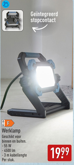  3 55 stopcontact werklamp binnen buiten lm kabellengte stuk 