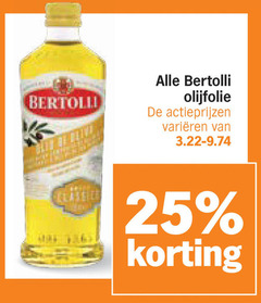  bertolli olijfolie 25 varieeren 