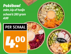  zalm kip tonijn schaal kilo 