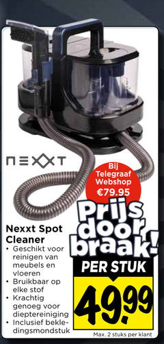 klik op dit plaatje voor een vergroting en voor vergelijkbare aanbiedingen gerelateerd aan
2 telegraaf nexxt spot cleaner reinigen meubels vloeren bruikbaar stof dieptereiniging stuk stuks 2 telegraaf nexxt spot cleaner reinigen meubels vloeren bruikbaar stof dieptereiniging stuk stuks