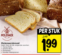  traditie molenaer molenaersbrood volgende soorten tarwe pompoen drents bruin donker meergranen stuk 