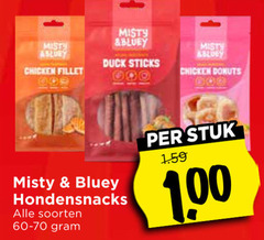  misty duck sticks chicken fillet hondensnacks soorten donuts stuk 1 00 