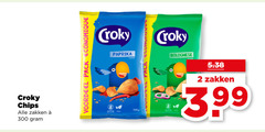  2 300 croky chips zakken voordeel pack paprika flavour economique bolognese 3.99 