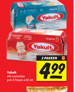  yakult drinkyoghurt 2 8 10 65 balance pak ml original pakken 