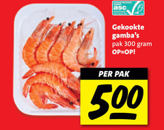  300 500 gekookte pak 
