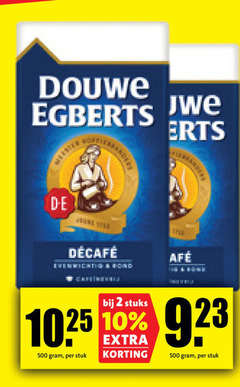  douwe egberts koffie 10 500 erts stuk 