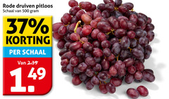 klik op dit plaatje voor een vergroting en voor vergelijkbare aanbiedingen gerelateerd aan
500 rode druiven pitloos schaal 500 rode druiven pitloos schaal