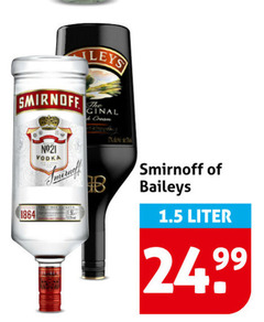  likeur wodka 1864 smirnoff cream vodka b baileys liter 