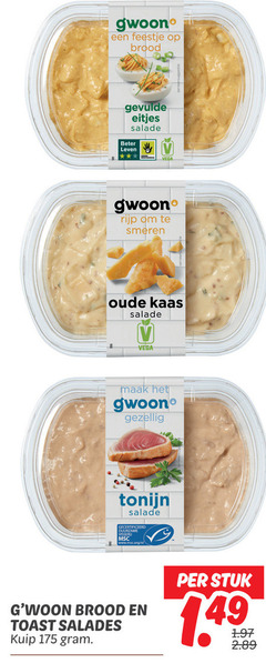  gwoon feestje brood gevulde eitjes salade beter leven rijp smeren oude kaas vega tonijn gecertificeerd duurzame visserij toast salades kuip stuk 