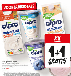  1 2 5 tack variatie yoghurt open click protein categorie ongezoete soja with essential nutrients rijk riche proteines alpro mild creamy sugars nature from soya nutri score margarine plant based live cultures naturel suiker pakken fresh taste blauwe bosbes myrtille base push turn vanilla flavour aanschaf let combinatie combinaties 2e 