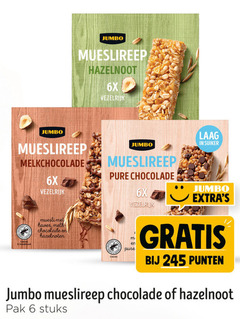 klik op dit plaatje voor een vergroting en voor vergelijkbare aanbiedingen gerelateerd aan
6 jumbo mueslireep hazelnoot 6x vezelrijk melkchocolade muesli haver melk chocolade hazelnoten cacao laag suiker punten pak stuks 6 jumbo mueslireep hazelnoot 6x vezelrijk melkchocolade muesli haver melk chocolade hazelnoten cacao laag suiker punten pak stuks