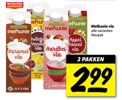  2 melkunie appel kaneel vla aardbei bolletje vanille karamel zacht romig pakken 