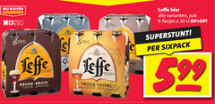  leffe speciaalbieren 6 30 nix18 brune bruin ond bier pak effe triple tripel 