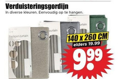  140 260 verduisteringsgordijn kleuren hangen blackout cm elders 99 