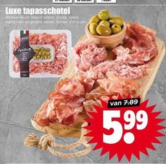  tapas 1 27 300 luxe tapasschotel napoli salami coppa speck ham groene olijven schaal party amoretti 5 99 