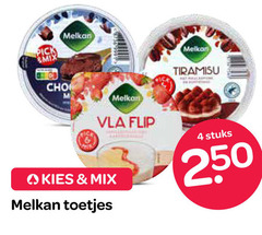  4 250 pick mix melkan vla flip tiramisu stuks toetjes 