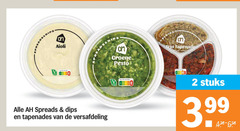  2 dips b aioli core groene pesto trio tapenade spreads tapenades versafdeling nutri score stuks 