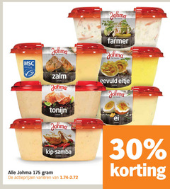  30 johma farmer salade www.msc.org zalm twente gevuld eitje tonijn solade kip samba varieeren 