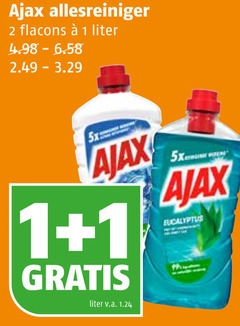  1 2 ajax allesreiniger liter v.a. 5x eucalyptus 