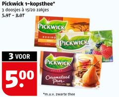 klik op dit plaatje voor een vergroting en voor vergelijkbare aanbiedingen gerelateerd aan
pickwick thee 1 3 500 kopsthee doosjes 15 20 zakjes rooibos spices caramelised pearl taste m.u.v zwarte pickwick thee 1 3 500 kopsthee doosjes 15 20 zakjes rooibos spices caramelised pearl taste m.u.v zwarte