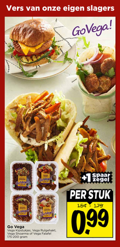 klik op dit plaatje voor een vergroting en voor vergelijkbare aanbiedingen gerelateerd aan
vers slagers falafel kipstukjes go vega rulgehakt shoarma 1 spaar zegel stuk vers slagers falafel kipstukjes go vega rulgehakt shoarma 1 spaar zegel stuk