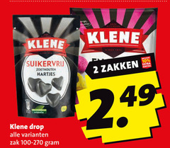  2 10 klene suikervrij hartjes drop zak zakken 