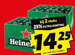  heineken krat bier 2 25 reine stuks stuk kratten 