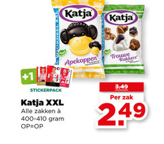  1 xx stickerpack katja xxl zakken apekoppen trouwe rakkers zak 