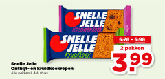  2 jelle kruidkoek ontbijt kruidkoekreep pakken stuks 3.99 