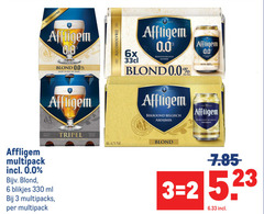  affligem speciaalbieren alcoholvrij bier 2 3 6 330 multipack 0.0 blond blikjes ml multipacks zacht rijk tripel karakter belgisch 7 6x anno abdijbier alcohol ond vel 