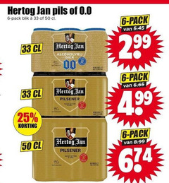  hertog jan blikjes bier alcoholvrij 6 25 33 50 pils 0.0 pack blik 00 pilsener zacht bitter 