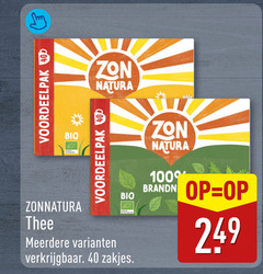  zonnatura thee 40 400 bio zon natura meerdere zakjes 