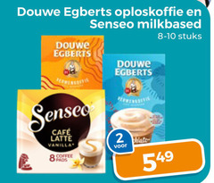  douwe egberts senseo koffiepads oploskoffie 2 mcafee latte vanilla milkbased stuks pads 