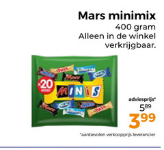  20 400 mars minis 
