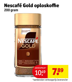  nescafe oploskoffie 6 100 200 gold nieuwe verantwoord zorgvuldig gebrande rijk zacht koffie arabica 