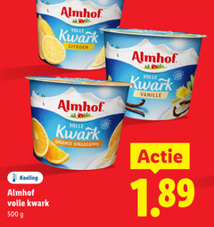  500 koeling almhof volle kwark citroen spaanse sinaasappel vanille 