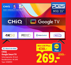  55 event sponsor world cup google tv voice control hdmi smart schermgrootte beeldkwaliteit 