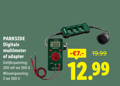  2 200 300 parkside digitale multimeter adapter gelijkspanning wisselspanning 