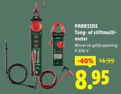  parkside meter wissel gelijkspanning 