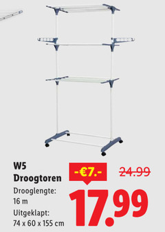  16 60 droogtoren drooglengte cm 