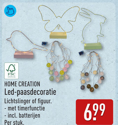  fsc www.fsc.org home creation led paasdecoratie lichtslinger figuur timerfunctie batterijen stuk 