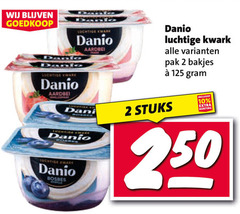  2 10 luchtige ware danio aardbei dani bosbes kwark pak bakjes stuks 