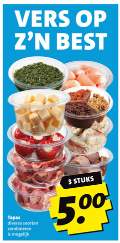  3 vers best tapas soorten combineren stuks 