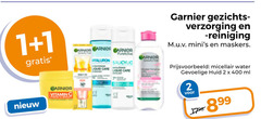  1 2 400 garnier gezichts verzorging reiniging maskers vitamin water gevoelige huid ml 