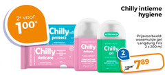 2 13 100 200 2e chilly protect delicate intieme hygiene comfort for sensitive gel wasemulsie langdurig fris ml 