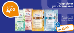  5 400 glamour effect vitamine trekpleister gezichtsmasker sheet masker stuks 