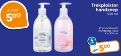  4 500 trekpleister handzeep ml senior roos 