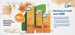  15 50 100 assortiment vsm derma calendulan kracht natuur verzorg huid littekens ruwe schrale zalf verkoel hydrateer lotion verzorging verzorgend 