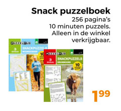  10 256 snack puzzelboek minuten puzzels fee 