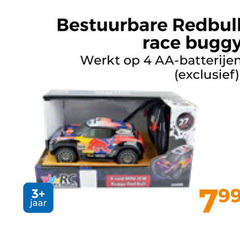  4 bestuurbare redbull race buggy aa batterijen 3 jaar 